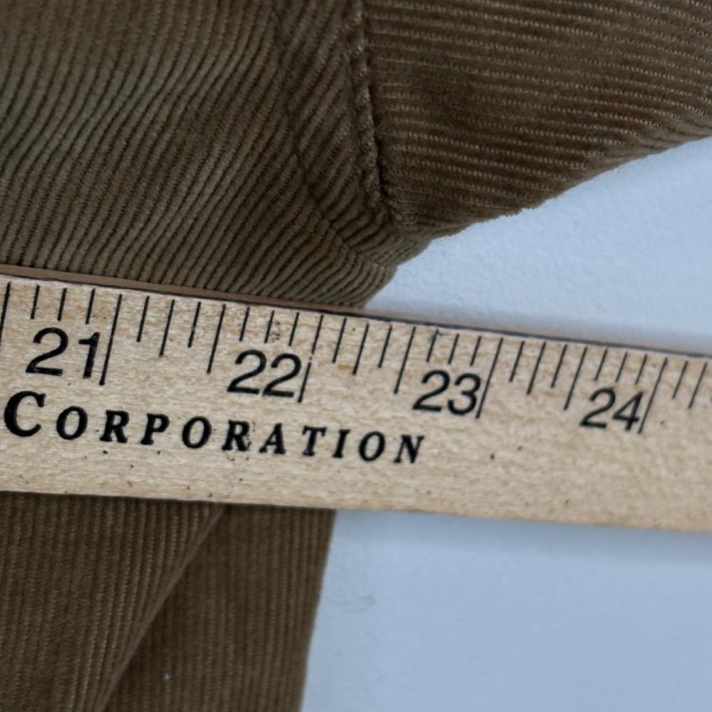 VTG 90s David Brooks Corduroy Bomber Jacket 6 Flannel Lined Harrington Old Money - Picture 10 of 12